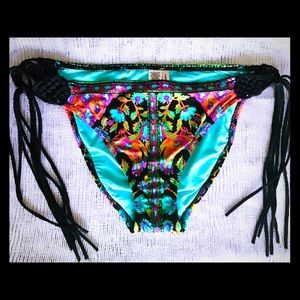🏝BNWT NANETTE LEPORE TASSEL BOHO BIKINI BOTTOMS